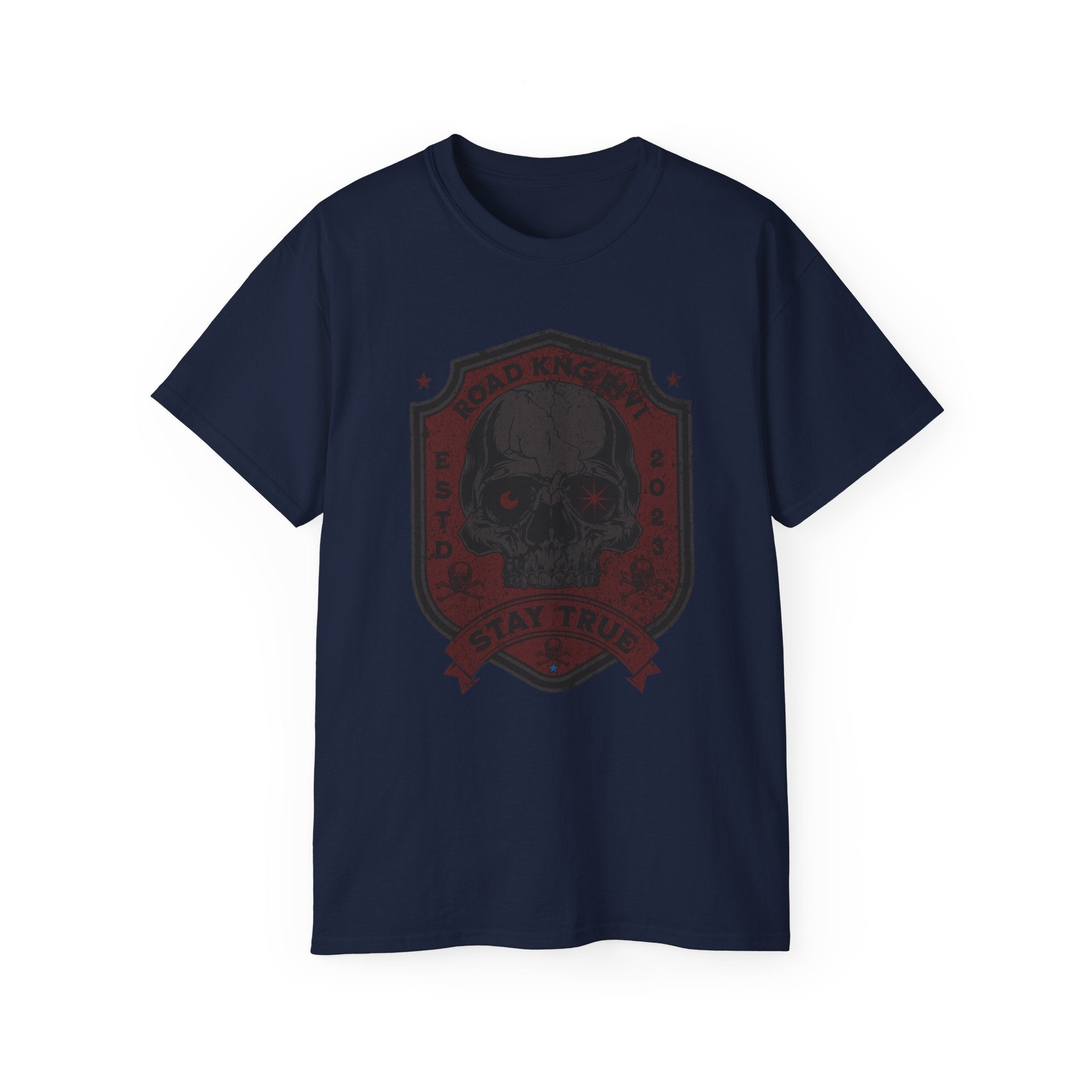 ROAD KNG RIVI CLASSIC T-SHIRT T-SHIRT - SKULL T-SHIRT