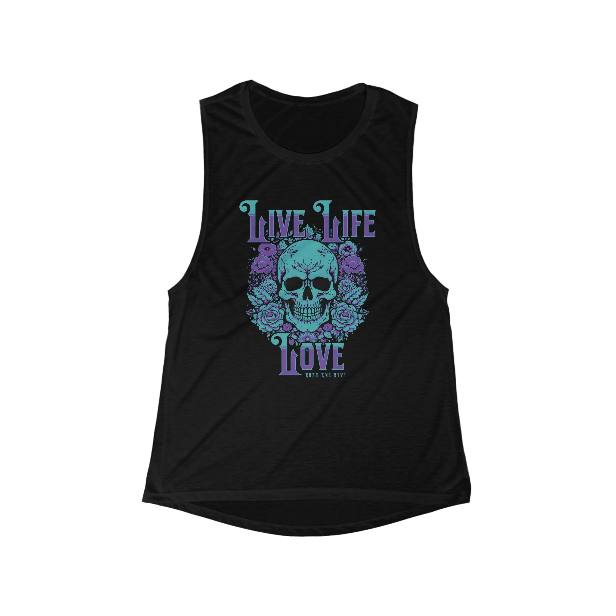 WOMANS FLOWY MUSCLE TANK